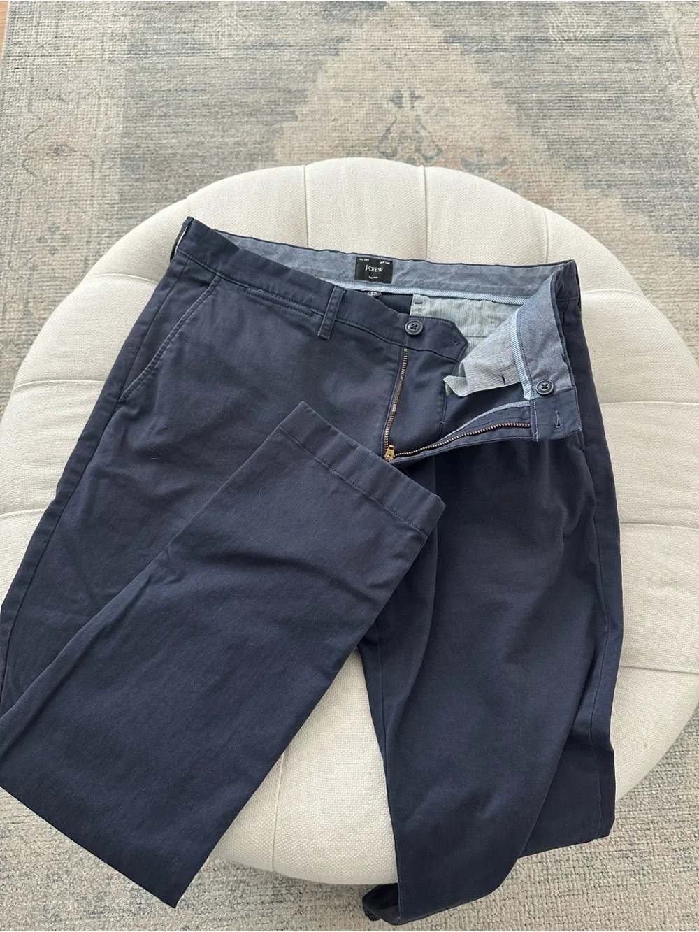 J. Crew Slim-Fit Stretch Chino Pants in Navy